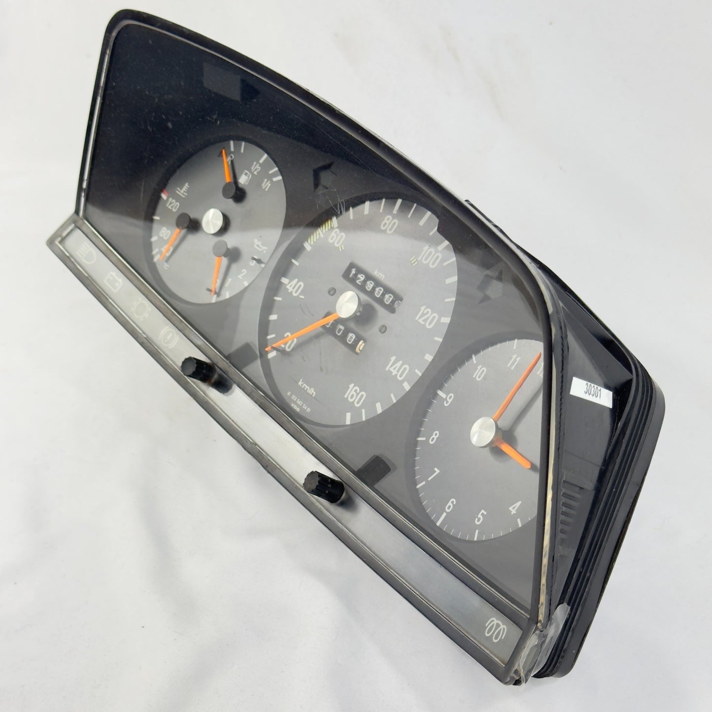 Mercedes W123 S123 T123 Tacho Kombiinstrument Diesel Uhr 160kmh 1235425401 – Bild 5
