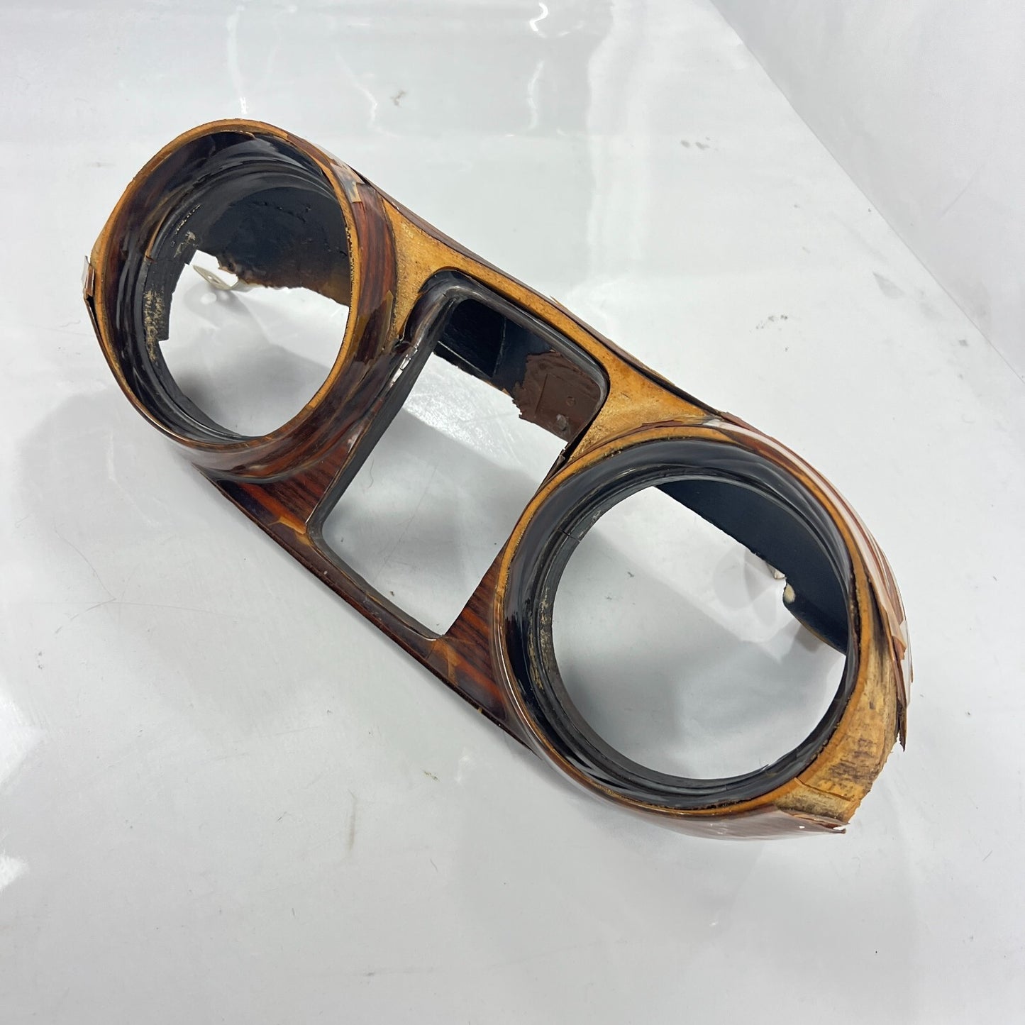Tacho Holz Gehäuse Tachobrille Verkleidung Armaturenbrett Mercedes  A1116805979 – Bild 4