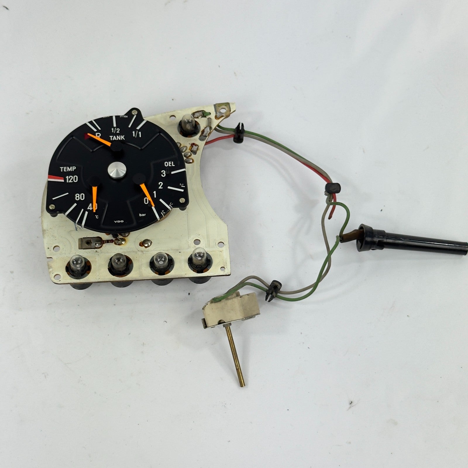 Mercedes W116 Tankanzeige Öldruck Tacho R107 Original Tacho Kombiinstrument1