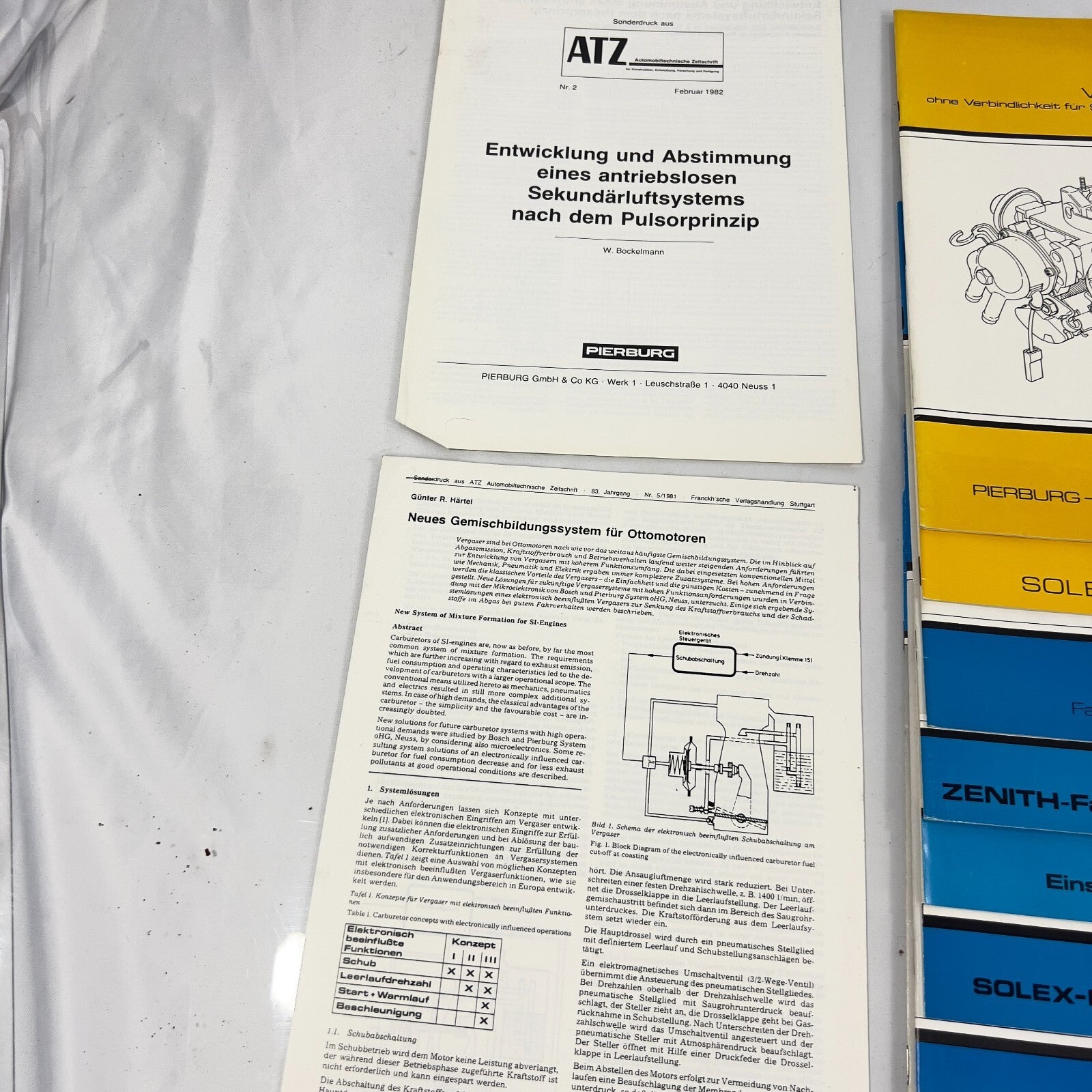 Pierburg Handbücher Konvolut Sammlung Vergaser Messgerät Reparatur BMW – Bild 2