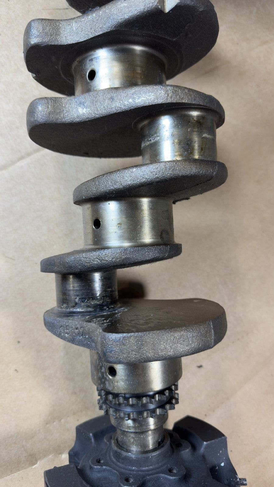 Mercedes OM616 OM615 Kurbelwelle mit Schwungrad 240D – Bild 4