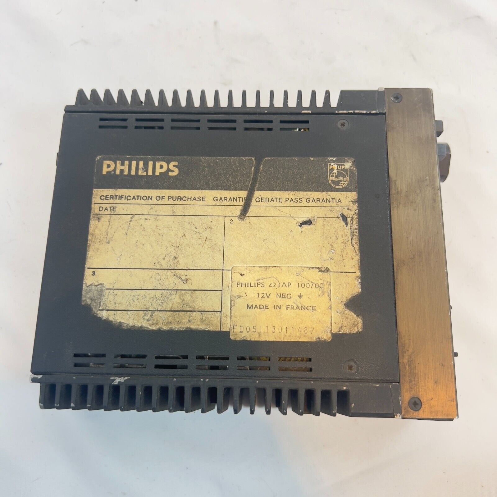 Phillips Auto Verstärker Oldtimer series II Equalizer power amplifier ap100